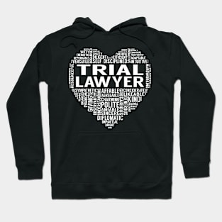 Trial Lawyer Heart Hoodie